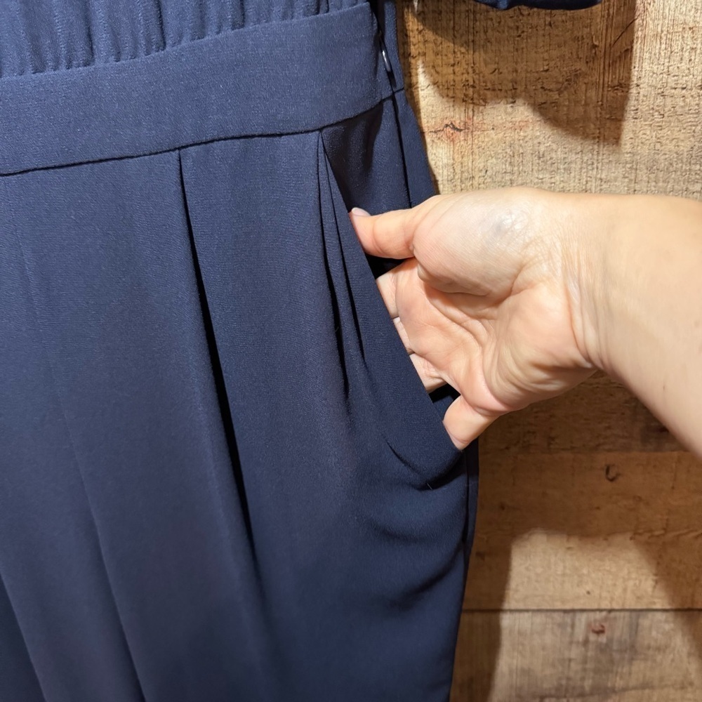 Diane Von Furstenberg Dezi Jumpsuit Cobalt Blue One Piece Size 4 - Picture 8 of 14